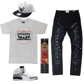 Air Jordan Spizike Cement Outfit