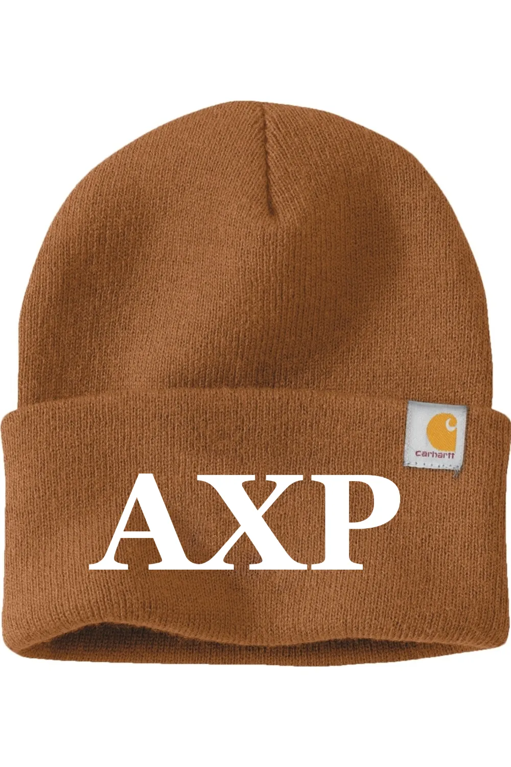 Alpha Chi Rho - Carhartt Watch Cap 2.0 - White Embroidered Letters