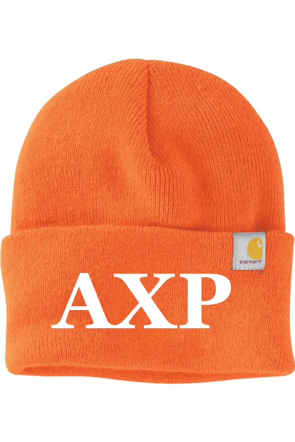 Alpha Chi Rho - Carhartt Watch Cap 2.0 - White Embroidered Letters