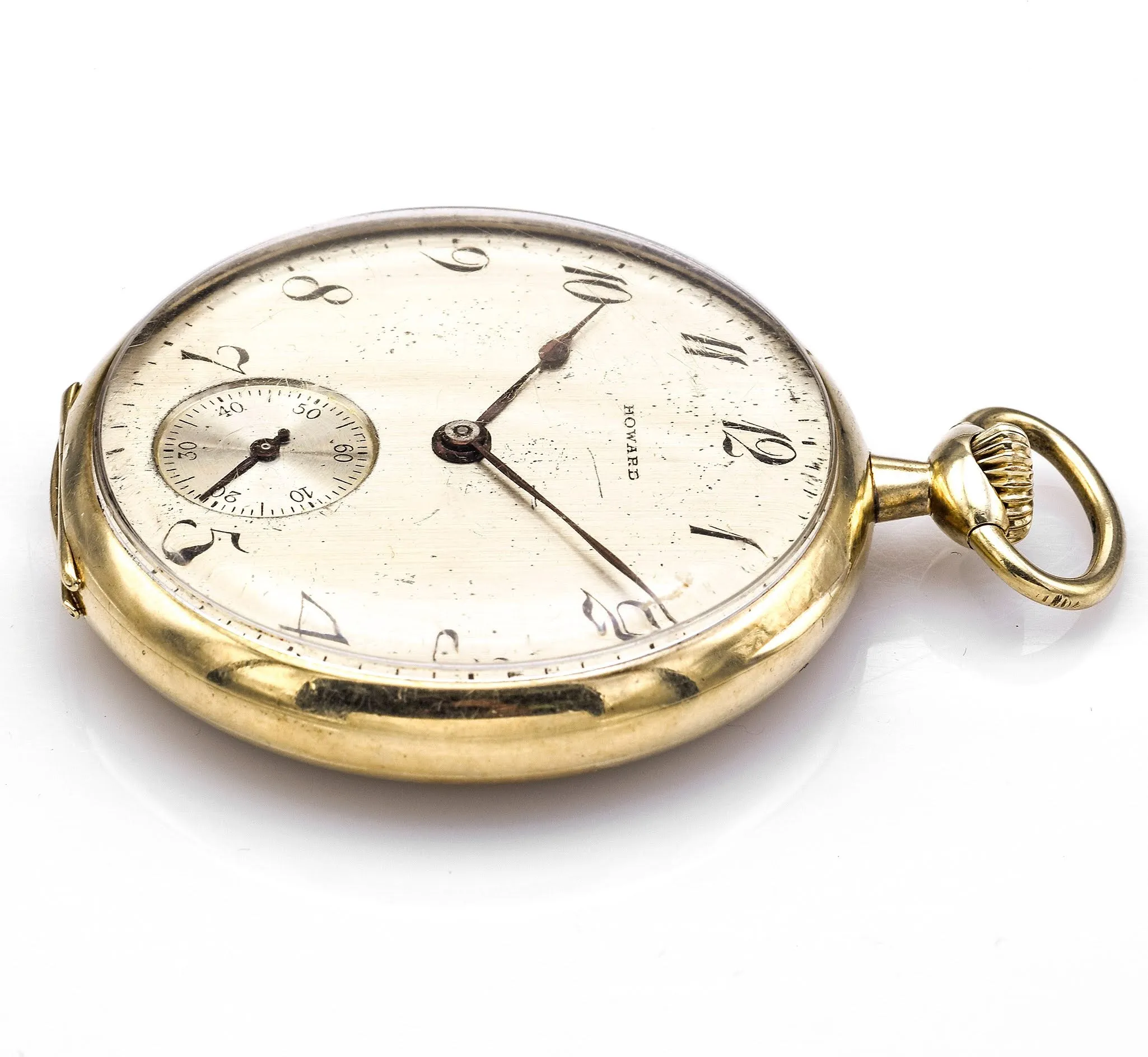 Antique 14K Gold Howard 23 Jewels Pocket Watch