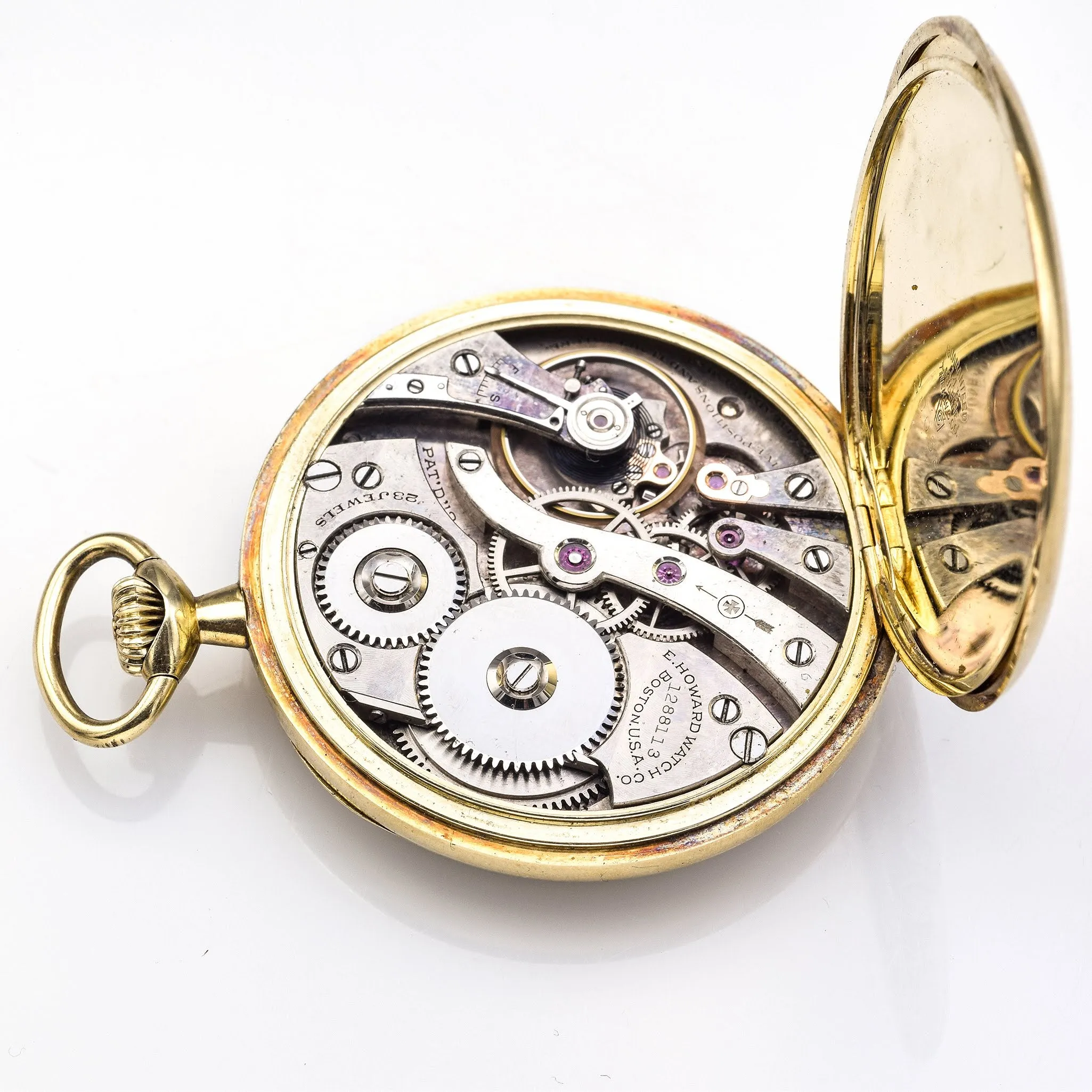 Antique 14K Gold Howard 23 Jewels Pocket Watch