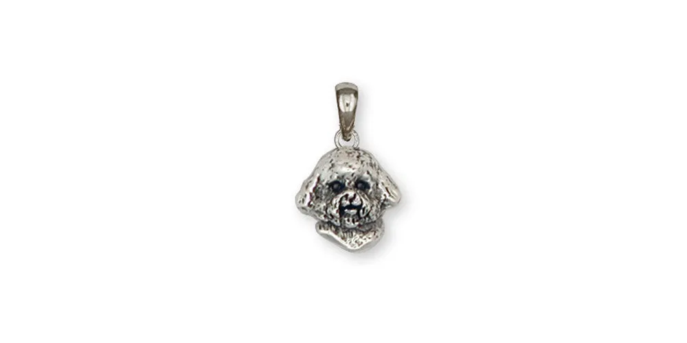 Bichon Frise Pendant Jewelry Sterling Silver Handmade Dog Pendant BF1-P