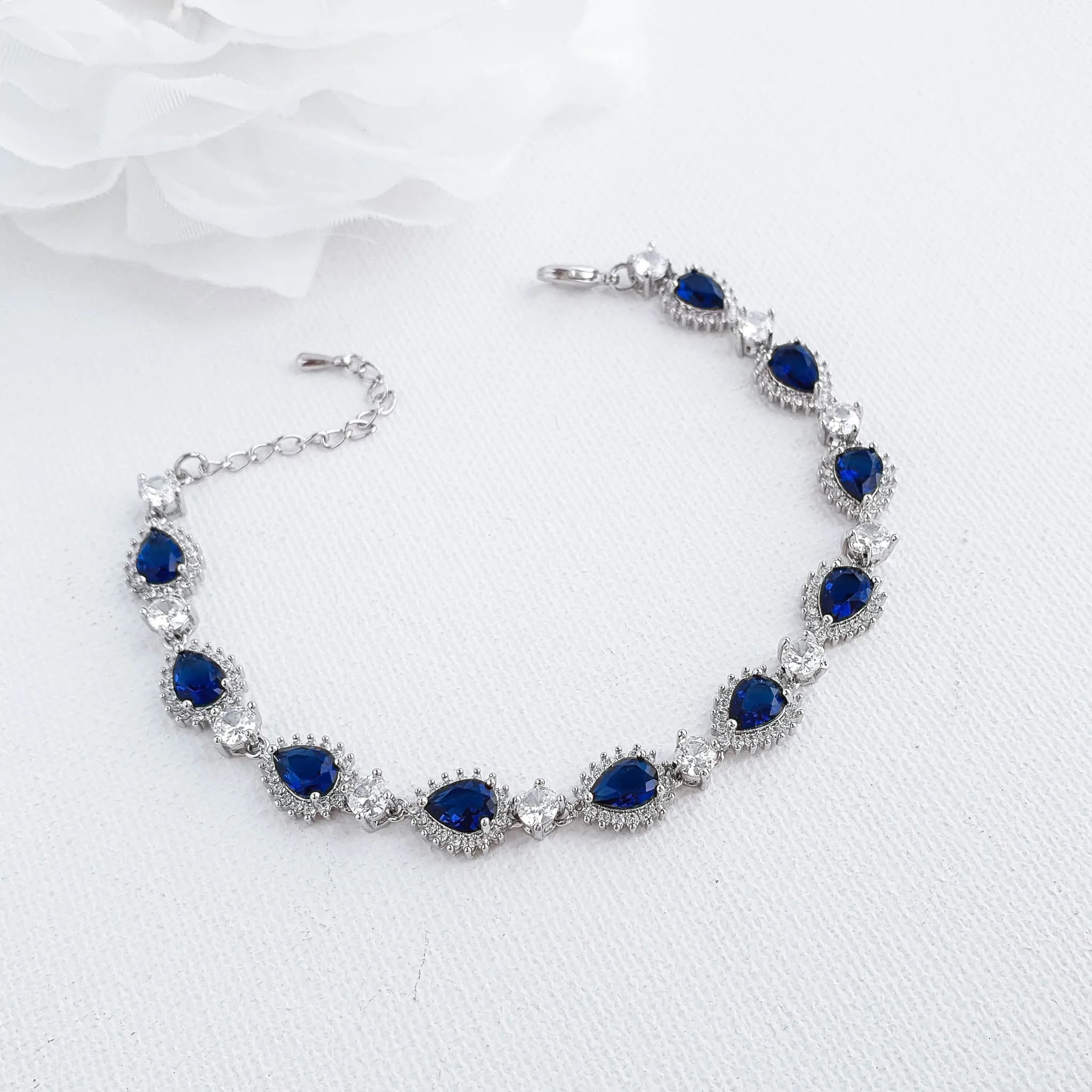 Blue Bridal Bracelet-AOI