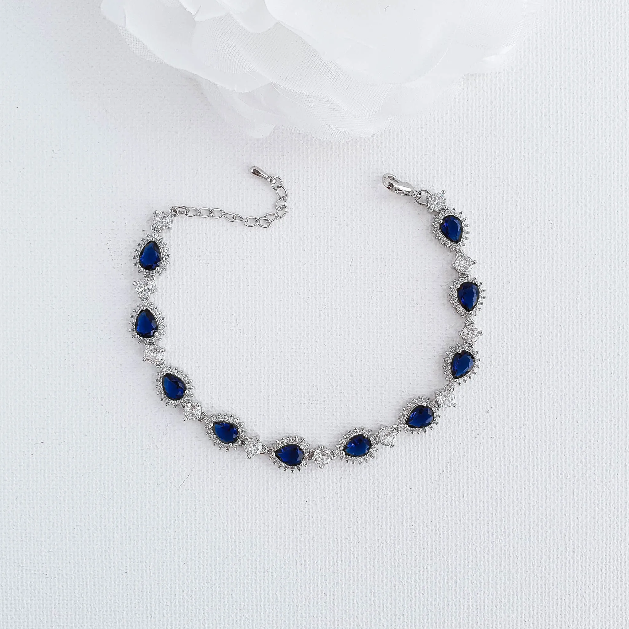 Blue Bridal Bracelet-AOI