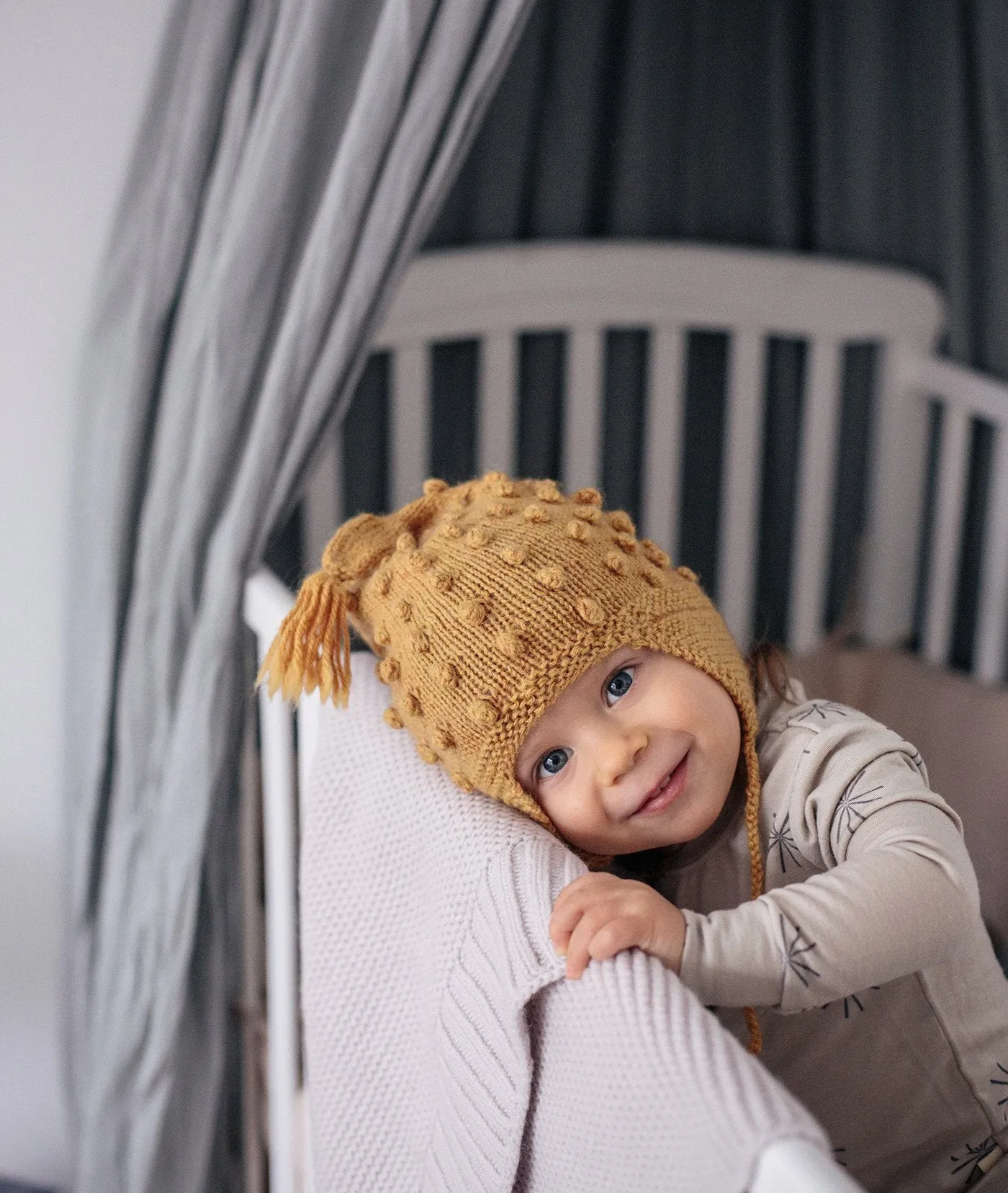 Bobble Hat - Plant Dyed