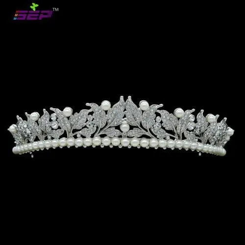 Bridal Flower Tiara Crown Wedding Jewelry Hair Accessories SHA8622