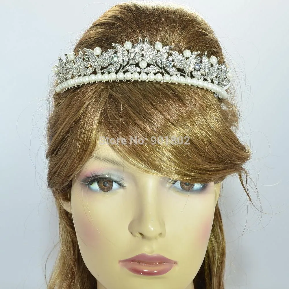 Bridal Flower Tiara Crown Wedding Jewelry Hair Accessories SHA8622