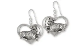 Brussels Griffon Earrings Jewelry Sterling Silver Handmade Dog Earrings GR37-E