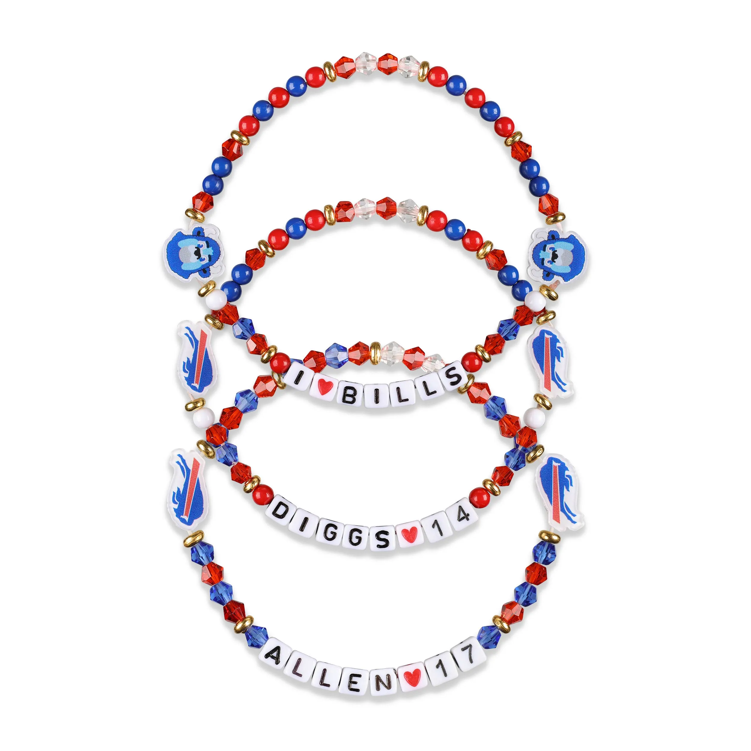 Buffalo Bills Allen / Diggs Friendship Bracelet