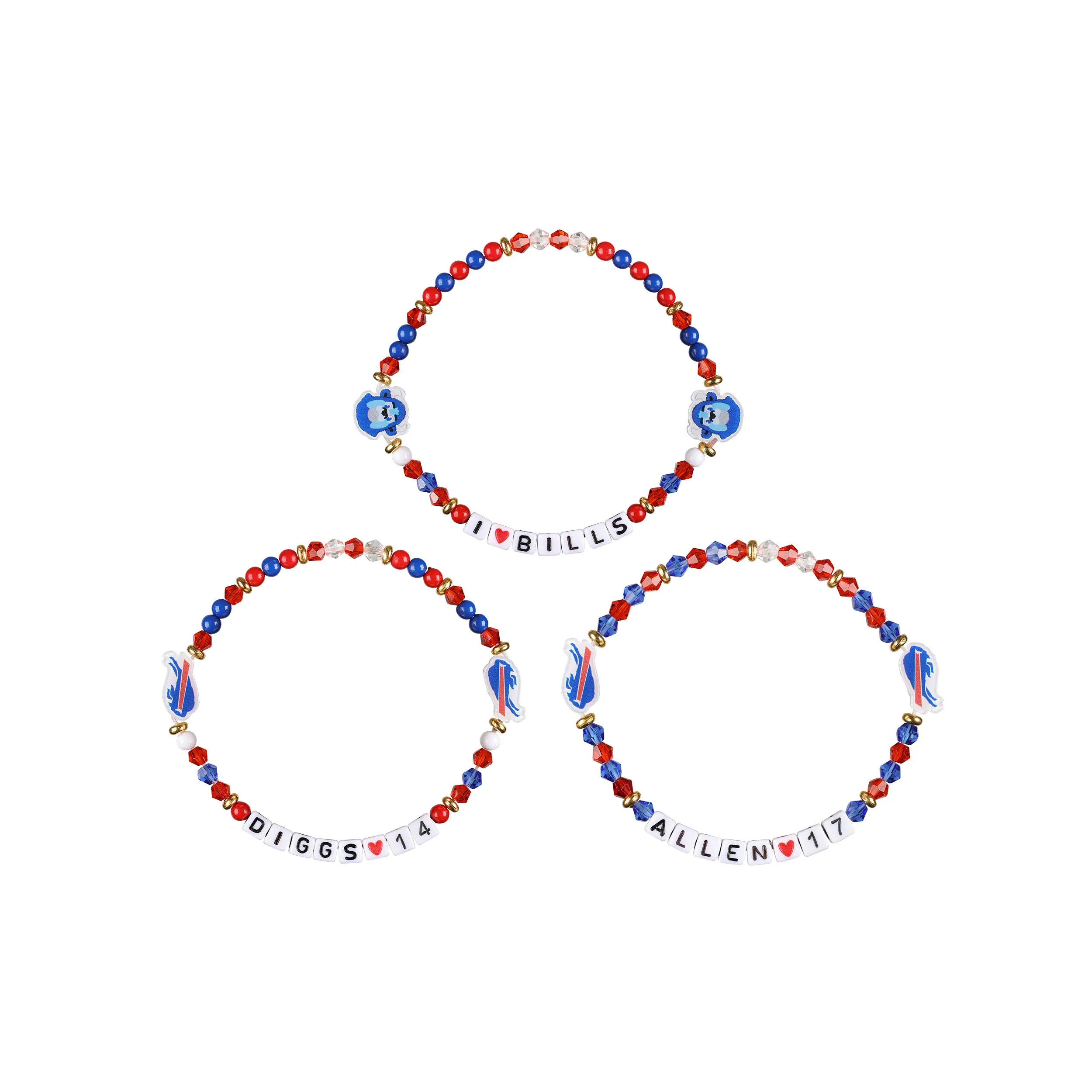 Buffalo Bills Allen / Diggs Friendship Bracelet