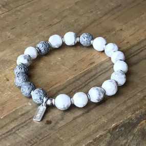 Calm Howlite Essential Oil Diffuser Bracelet