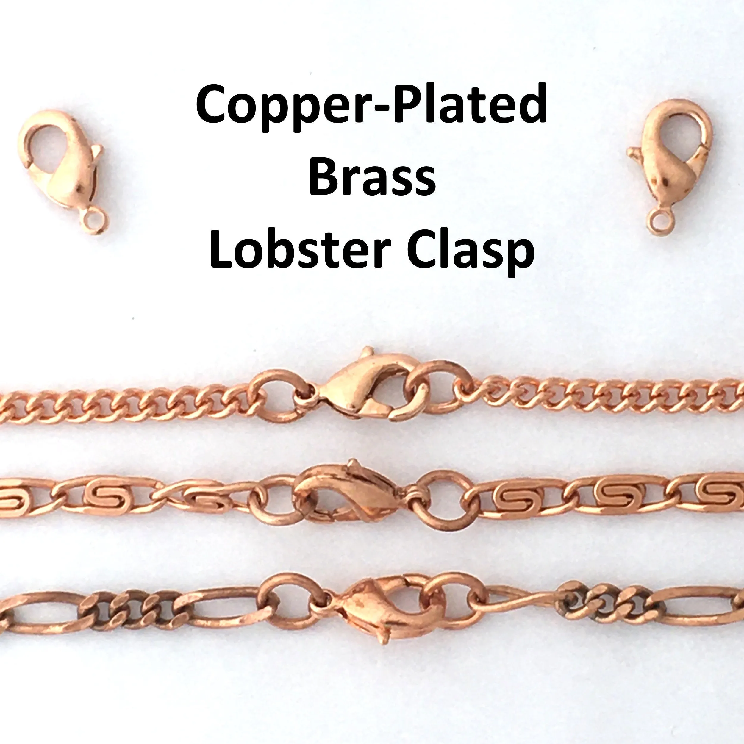 Custom Bracelet Chain Medium Celtic Scroll Chain Bracelet BC66C Custom Size Copper Bracelet Chain