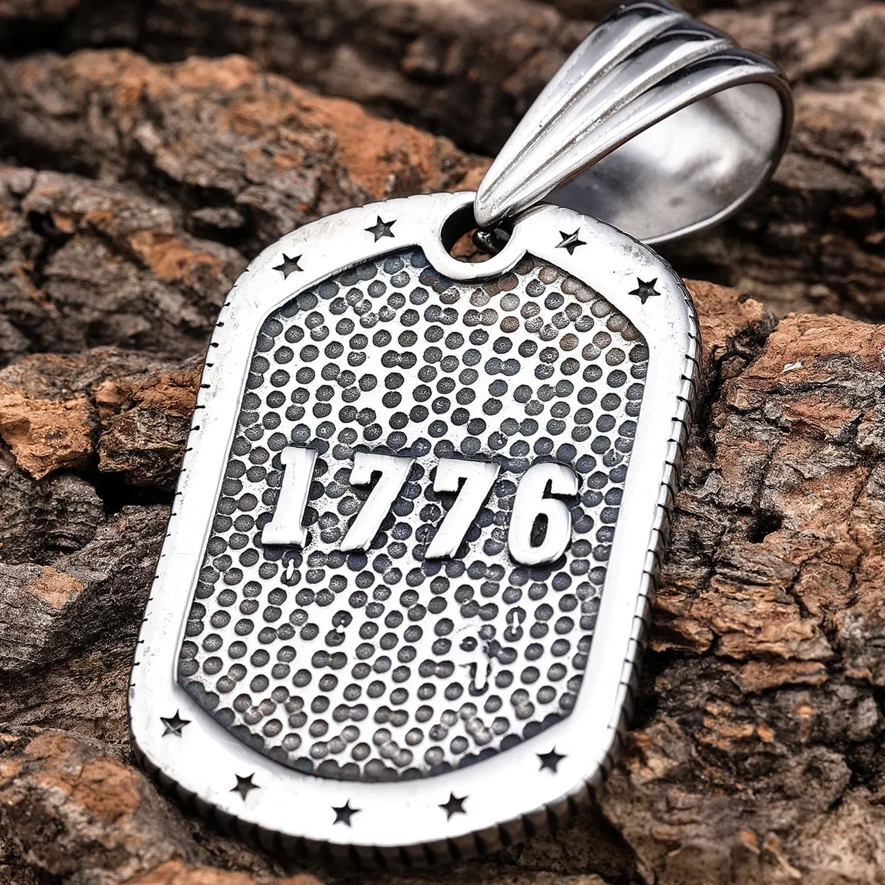 Dog Tag - 1776 We The People  Pendant - Necklace (807)