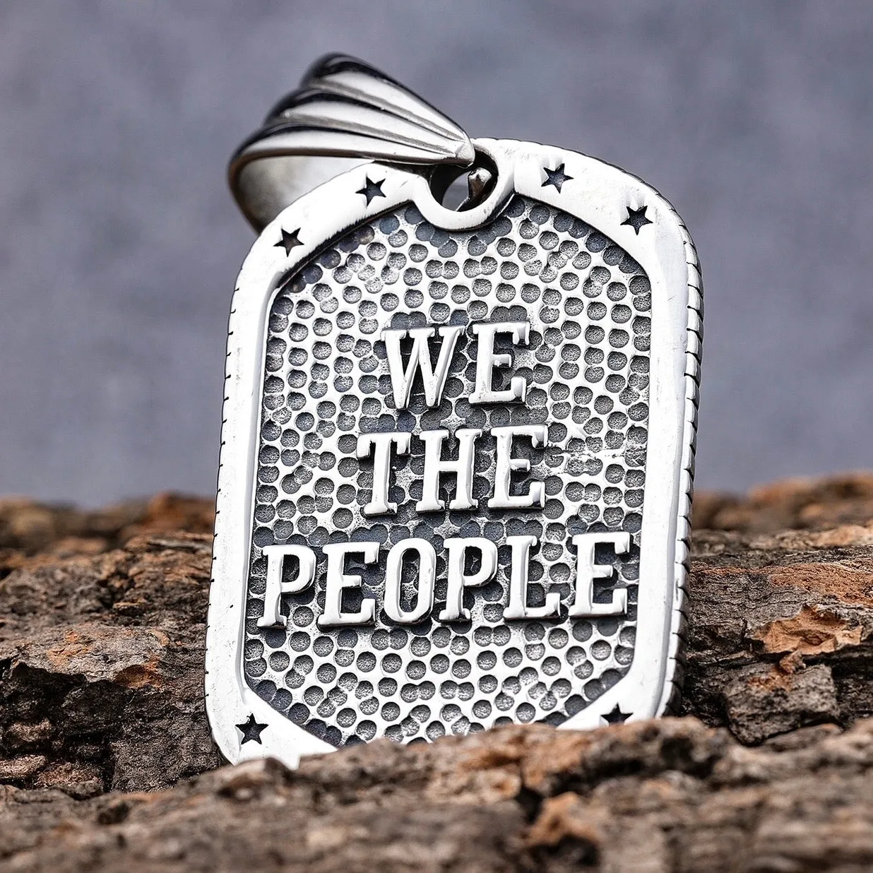 Dog Tag - 1776 We The People  Pendant - Necklace (807)