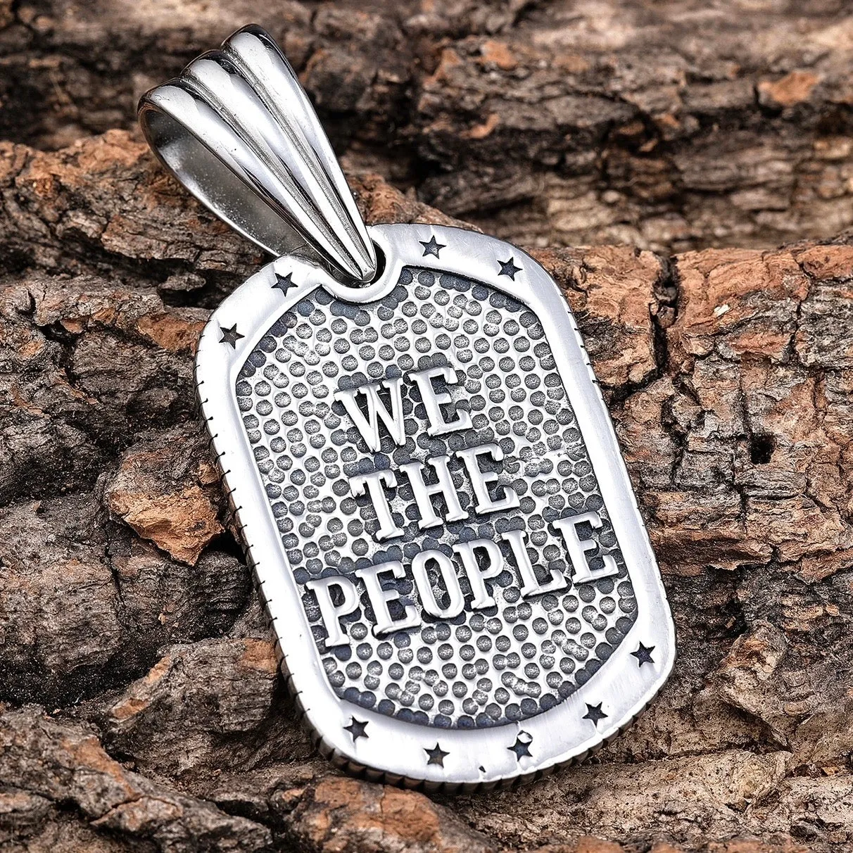 Dog Tag - 1776 We The People  Pendant - Necklace (807)