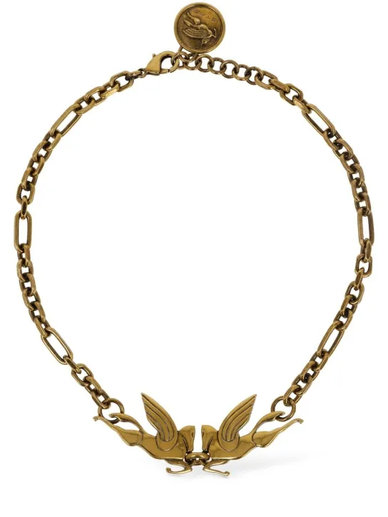 Etro   Double Pegasus small choker 