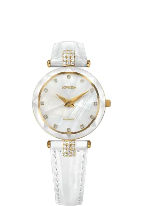 Facet Strass Swiss Ladies Watch J5.618.M