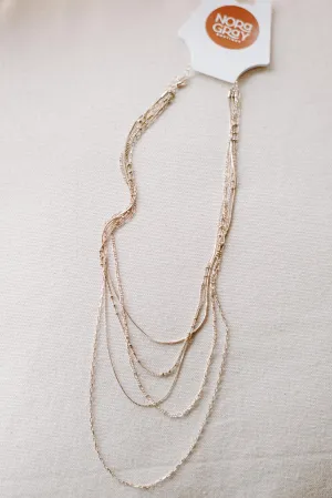 Gold Multi Chain Layer Necklace