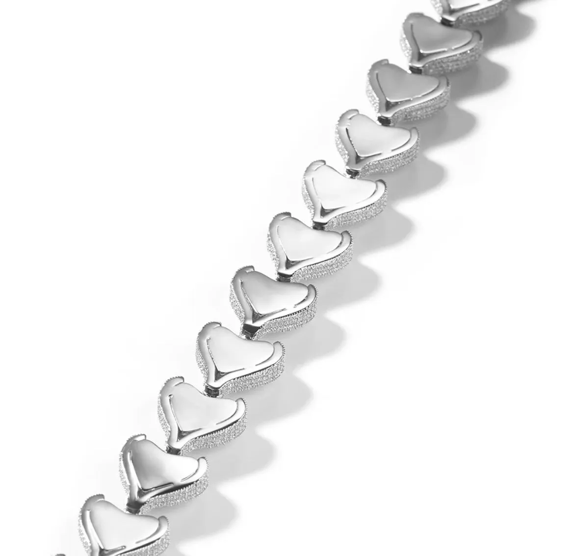 Heart Bubble Diamond Choker Necklace