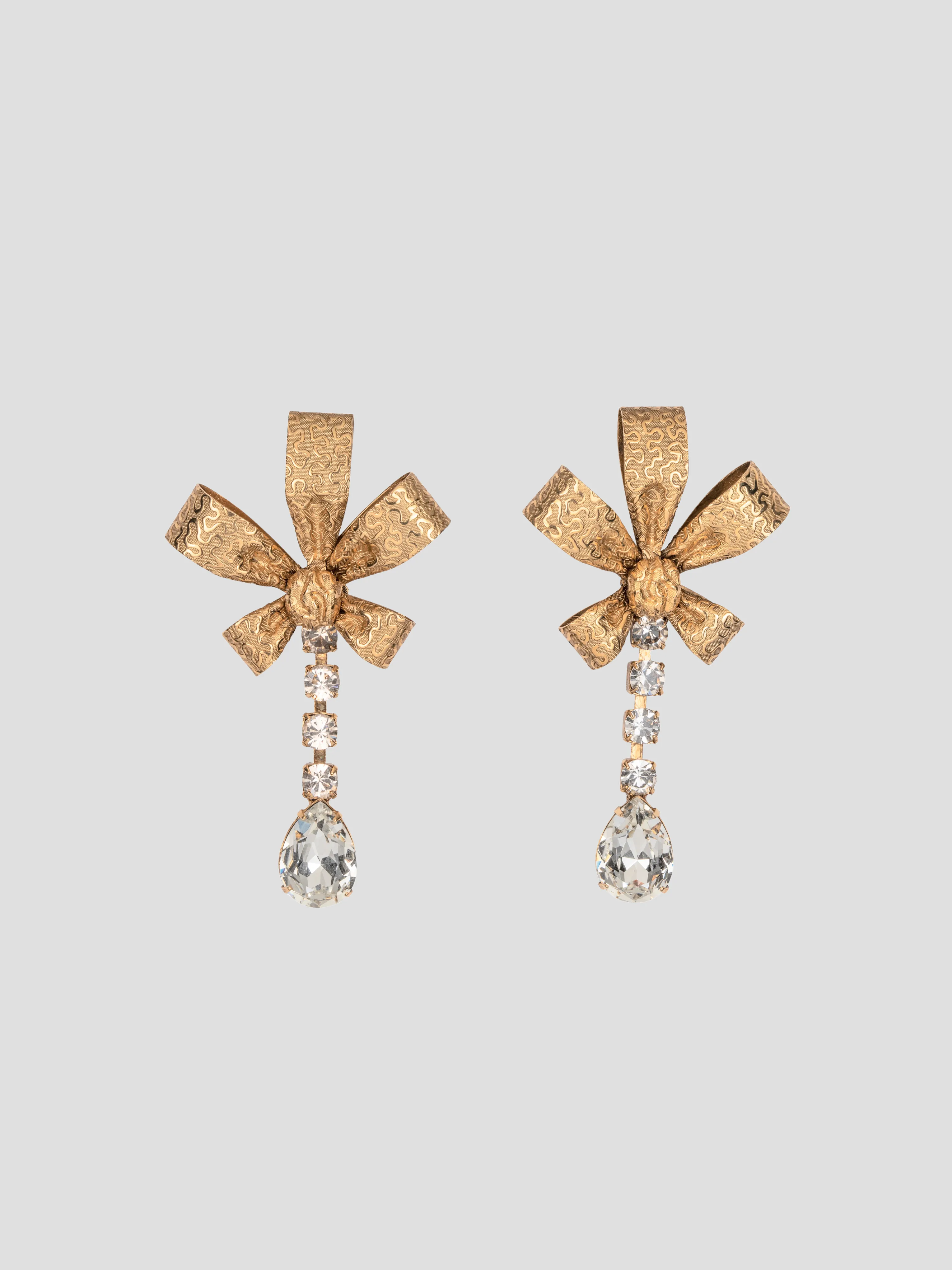 Hollis Gold Bow Earrings