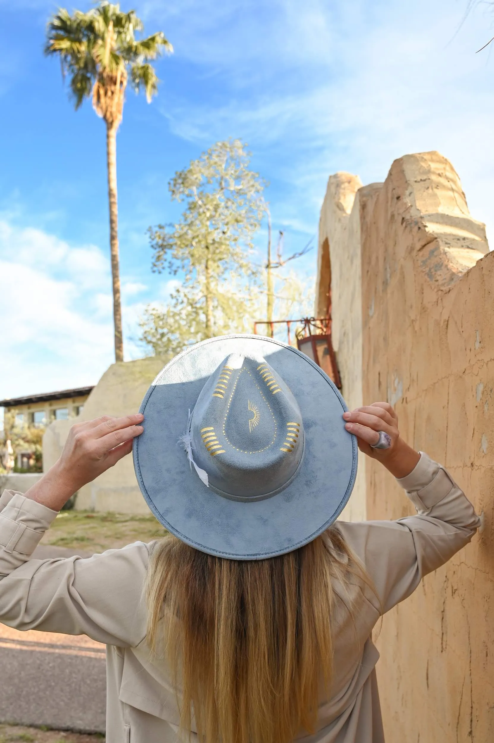 Into The Mystic Blue Fedora