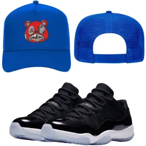 Jordan 11 Low Space Jam 11s Trucker Hat to Match - RED MONEY TALKS BAWS