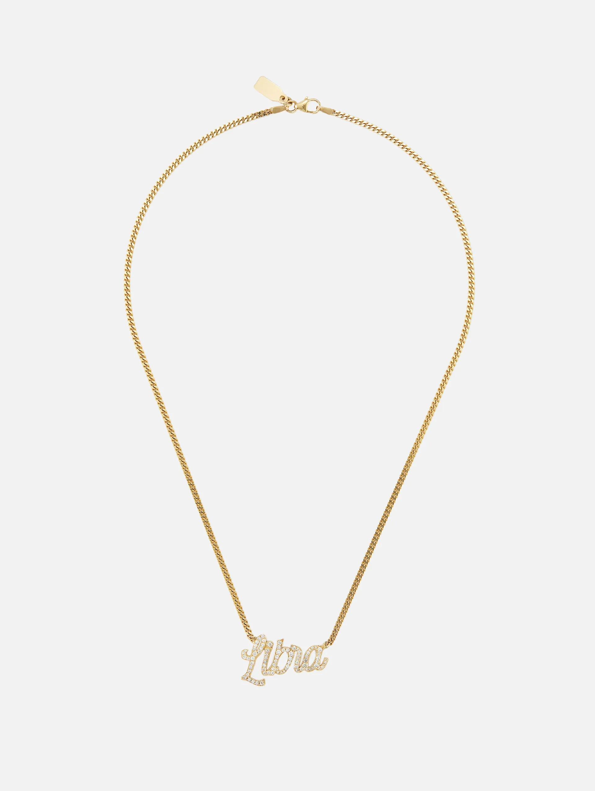 Libra Small La Firma Diamond Necklace