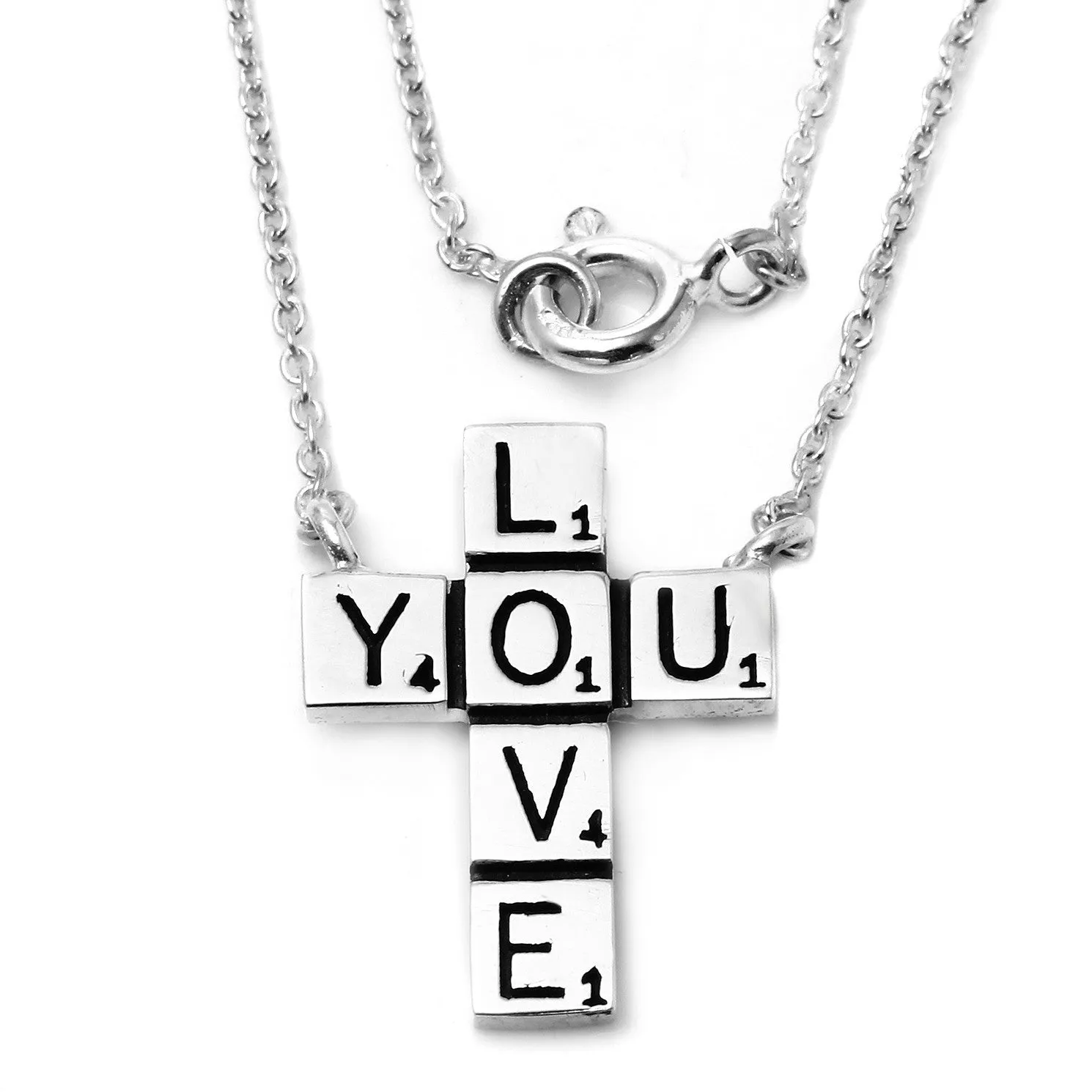 LOVE YOU SCRABBLE Pendant