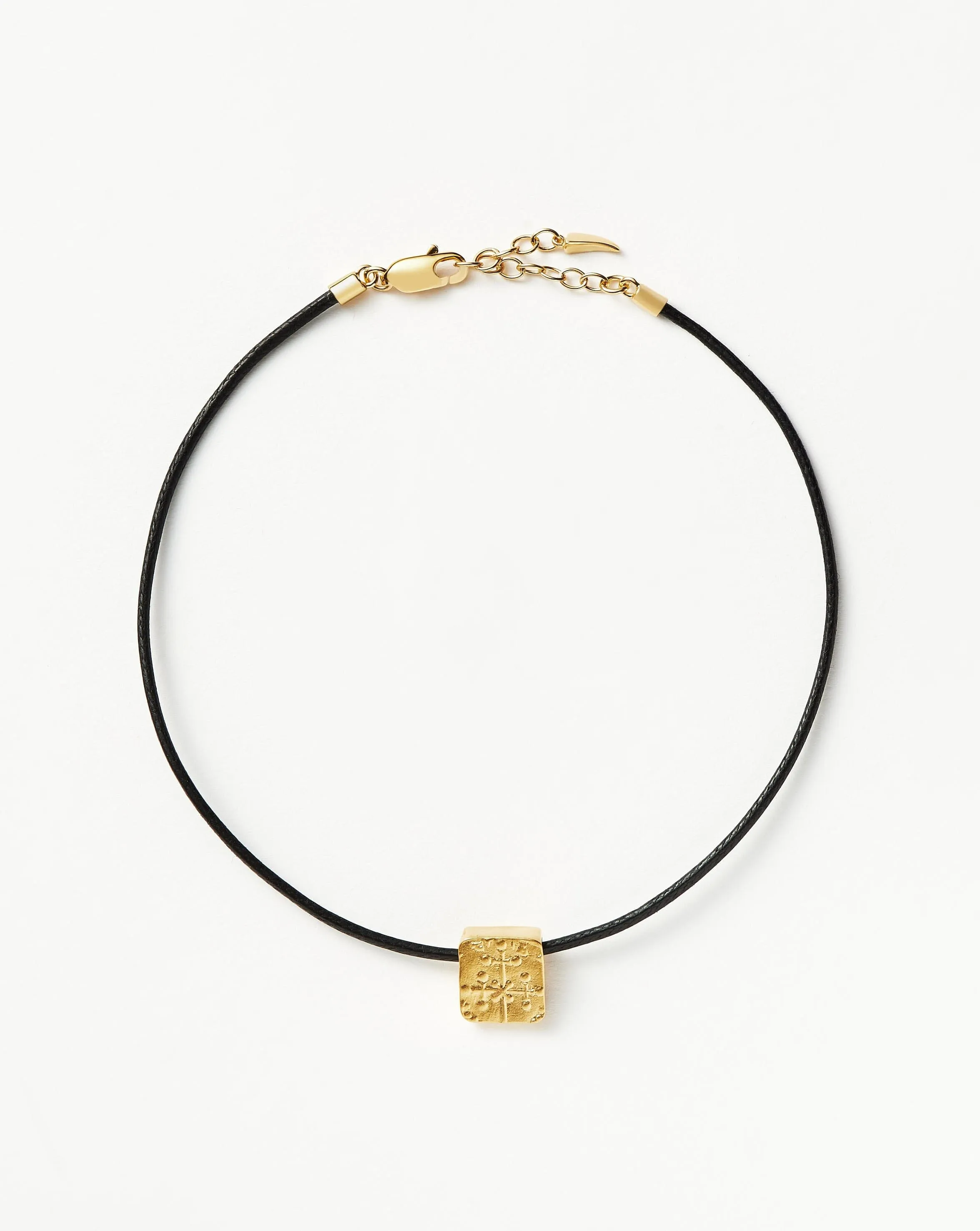 Lucy Williams Byzantine Coin Cord Anklet | 18ct Gold Plated Vermeil