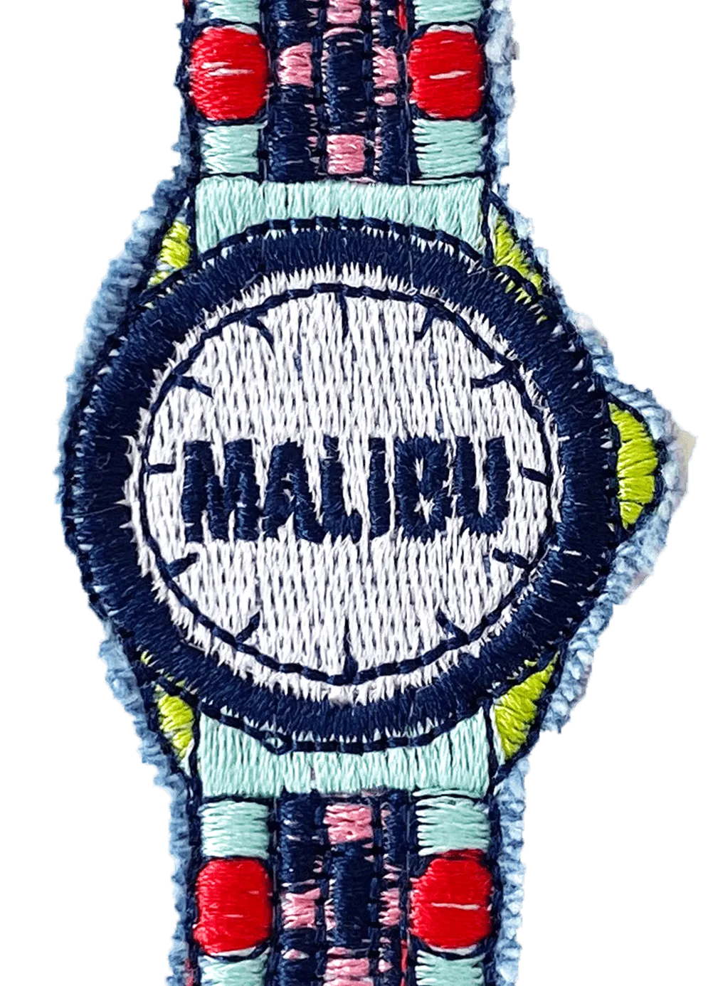 MALIBU Embroidered "Watch" Bracelet