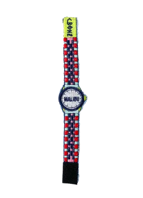 MALIBU Embroidered "Watch" Bracelet