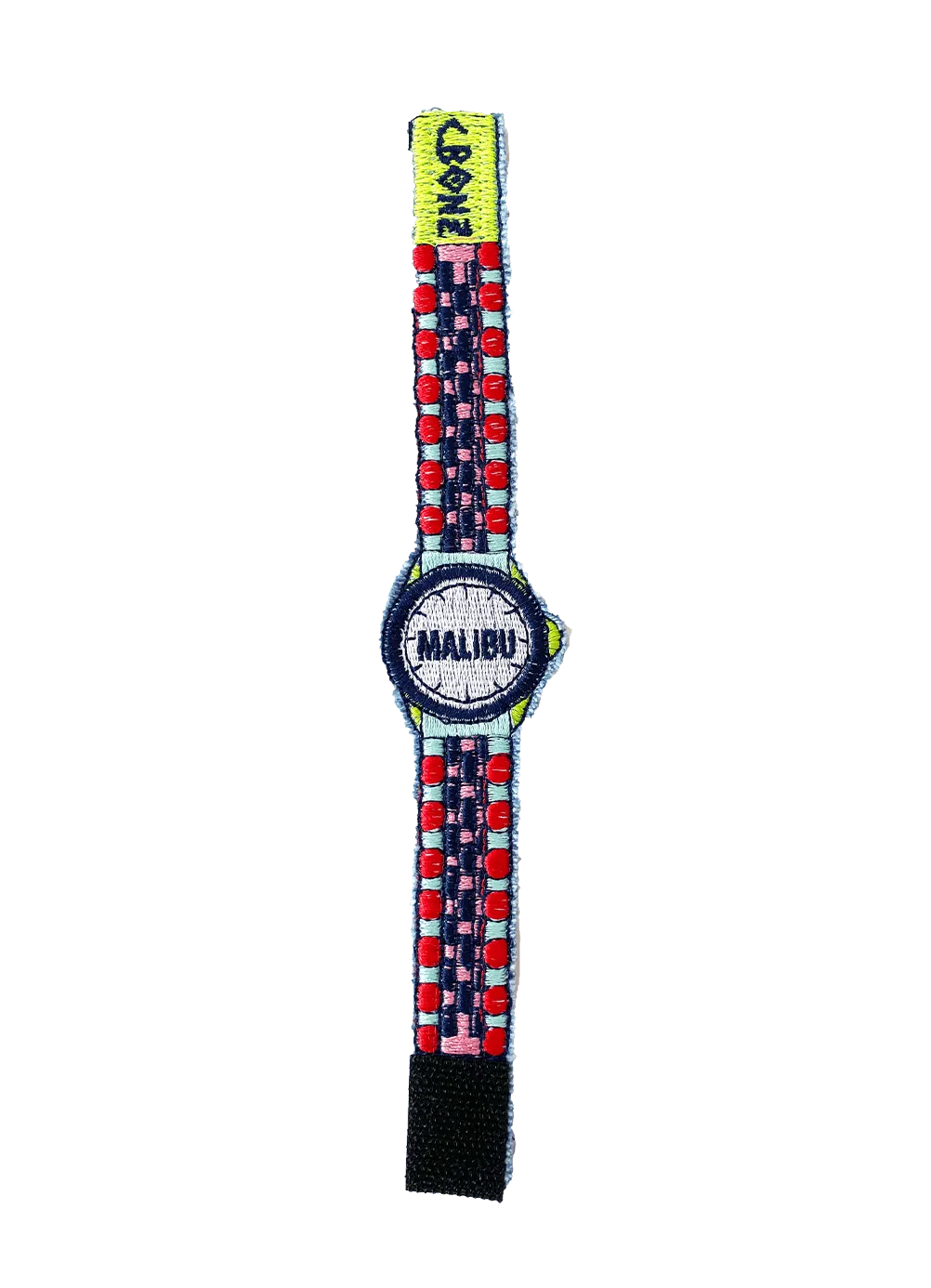 MALIBU Embroidered "Watch" Bracelet