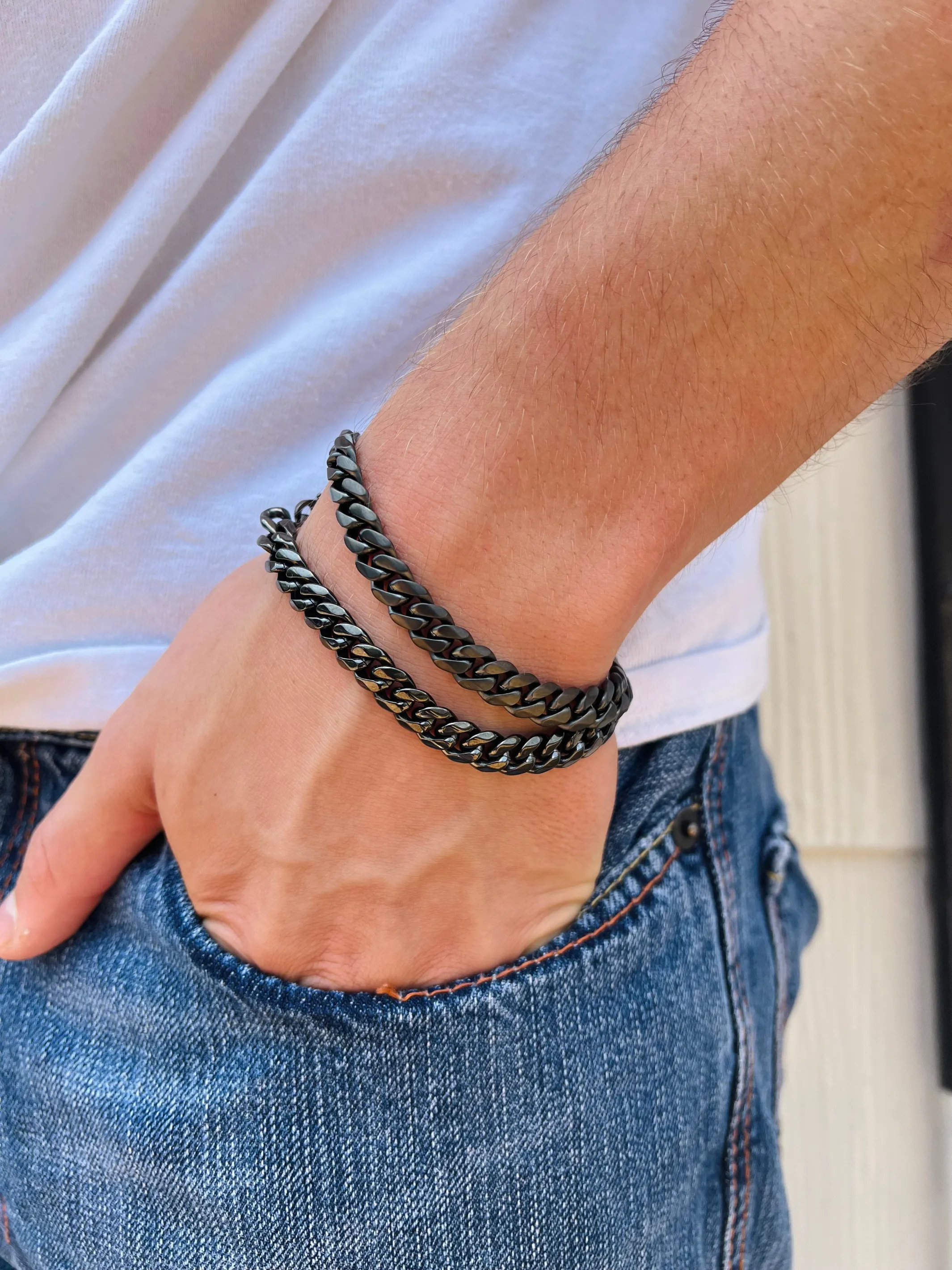 Men's Cuban Link Chain Bracelet