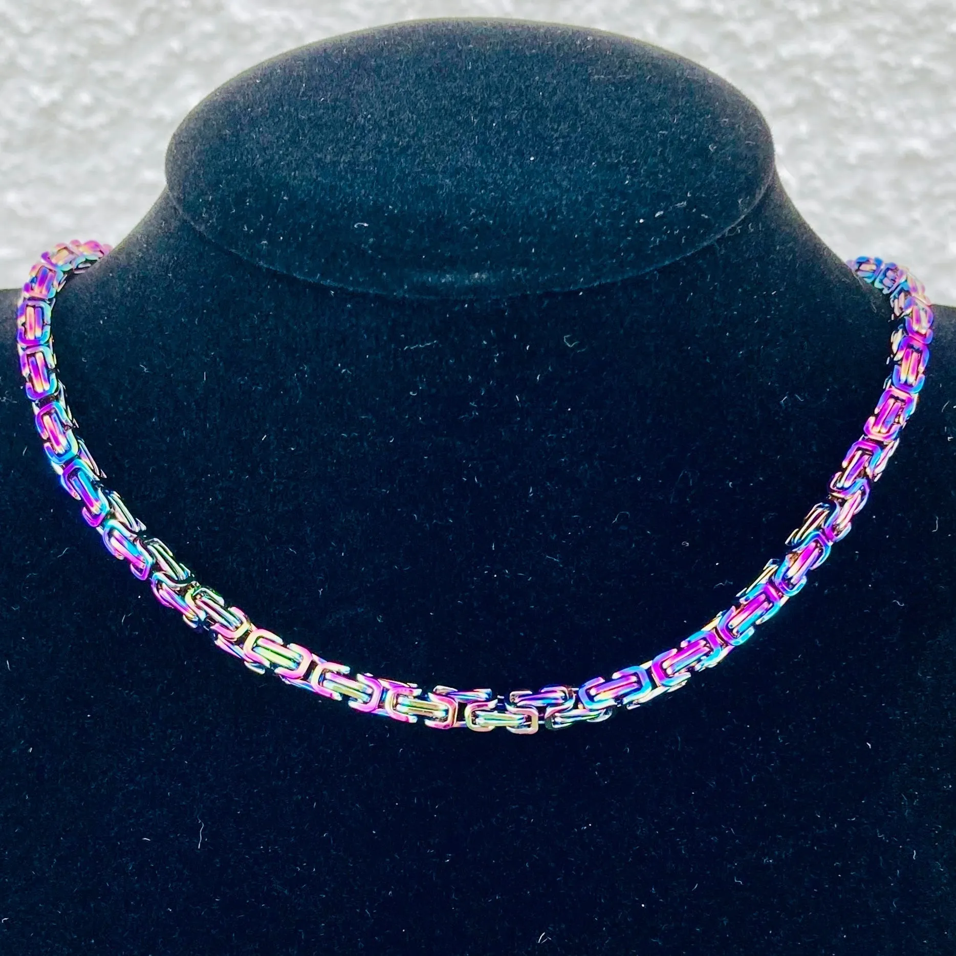 Necklace - Mini Rainbow - Daytona Beach - 1/8 wide