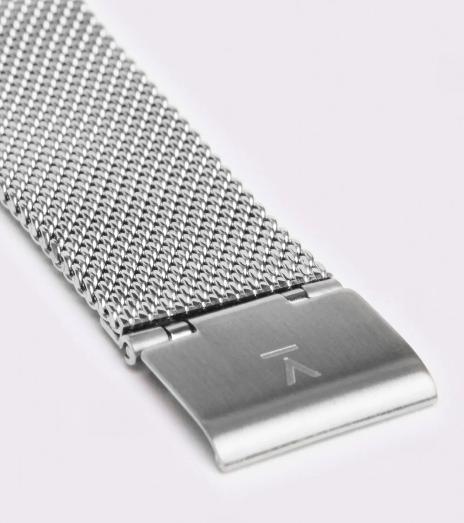 Petite Watch Silver & White Dial | Silver Mesh Strap