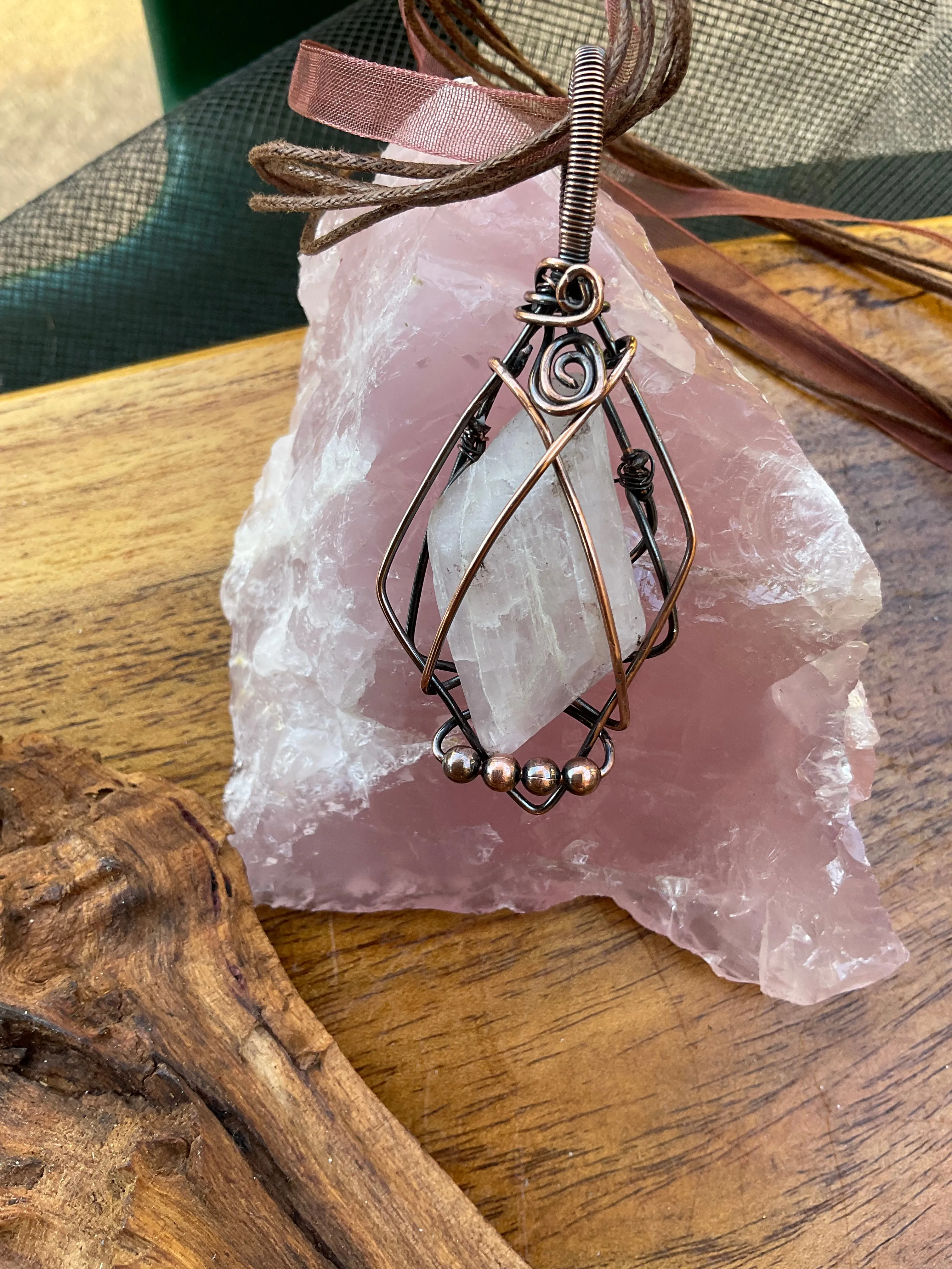 Pink Kunzite Pendant