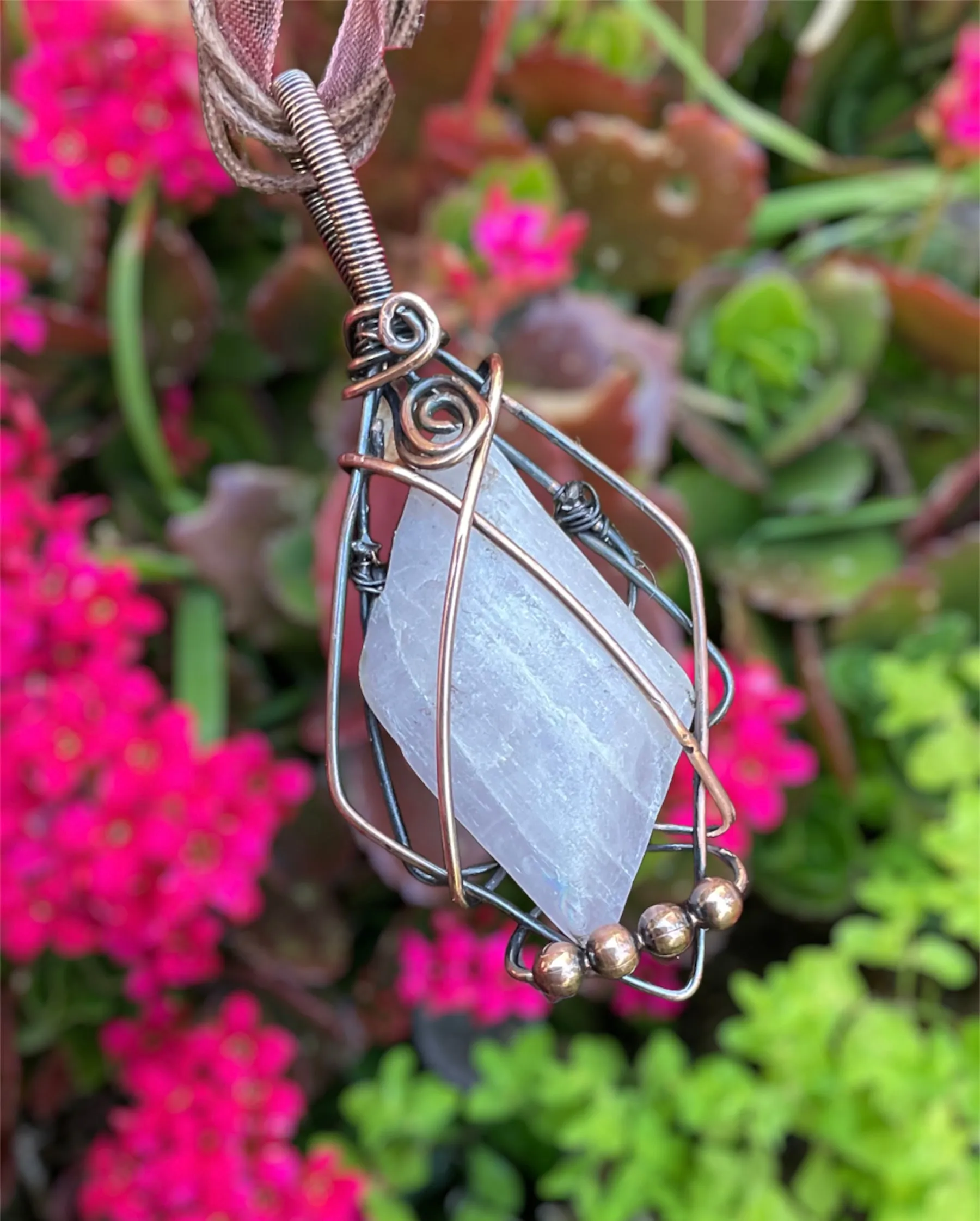 Pink Kunzite Pendant