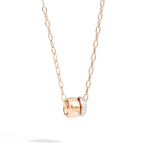 Pomellato - Iconica - Pendant 18K Rose Gold and Diamonds with Chain