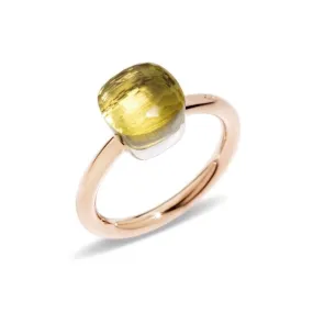 Pomellato - Nudo Petit - Ring with Lemon Citrine, 18k Rose and White Gold