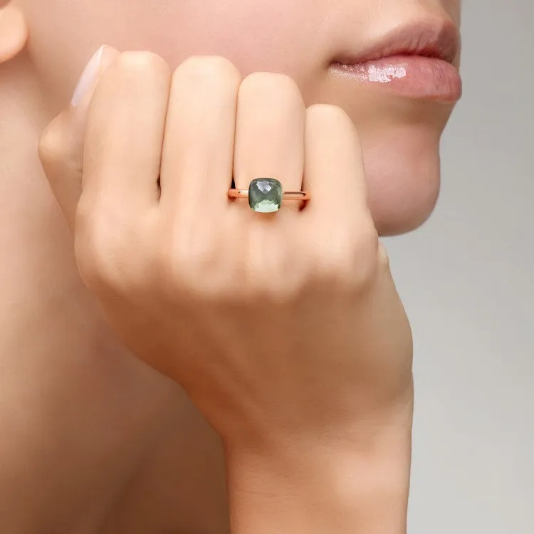 Pomellato - Nudo Petit - Ring with Prasiolite, 18k Rose and White Gold