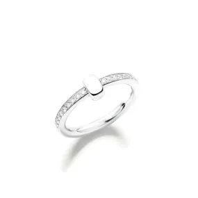 Pomellato - Together - Ring with Diamonds, 18k White Gold