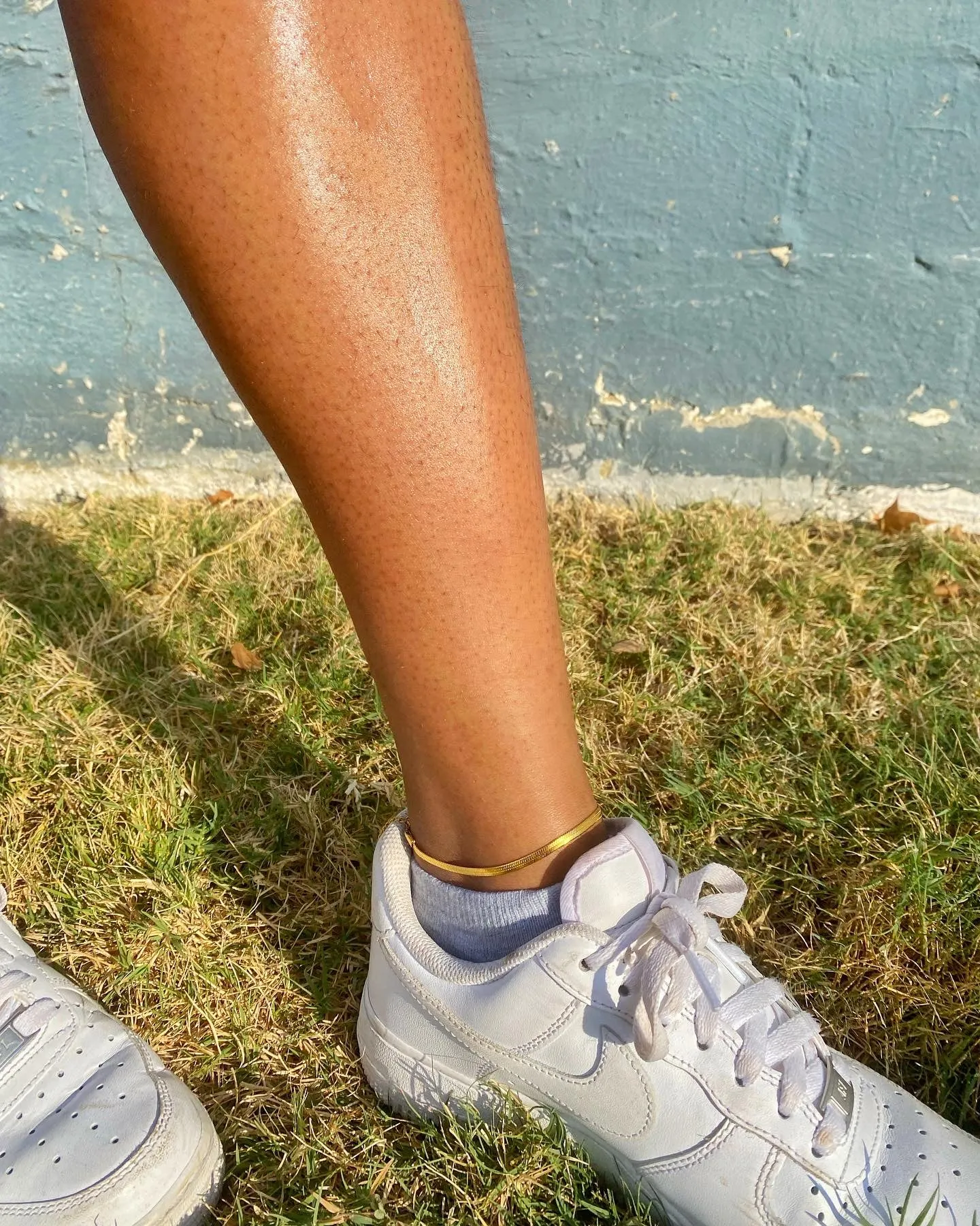 "The Steph" Herringbone Anklet