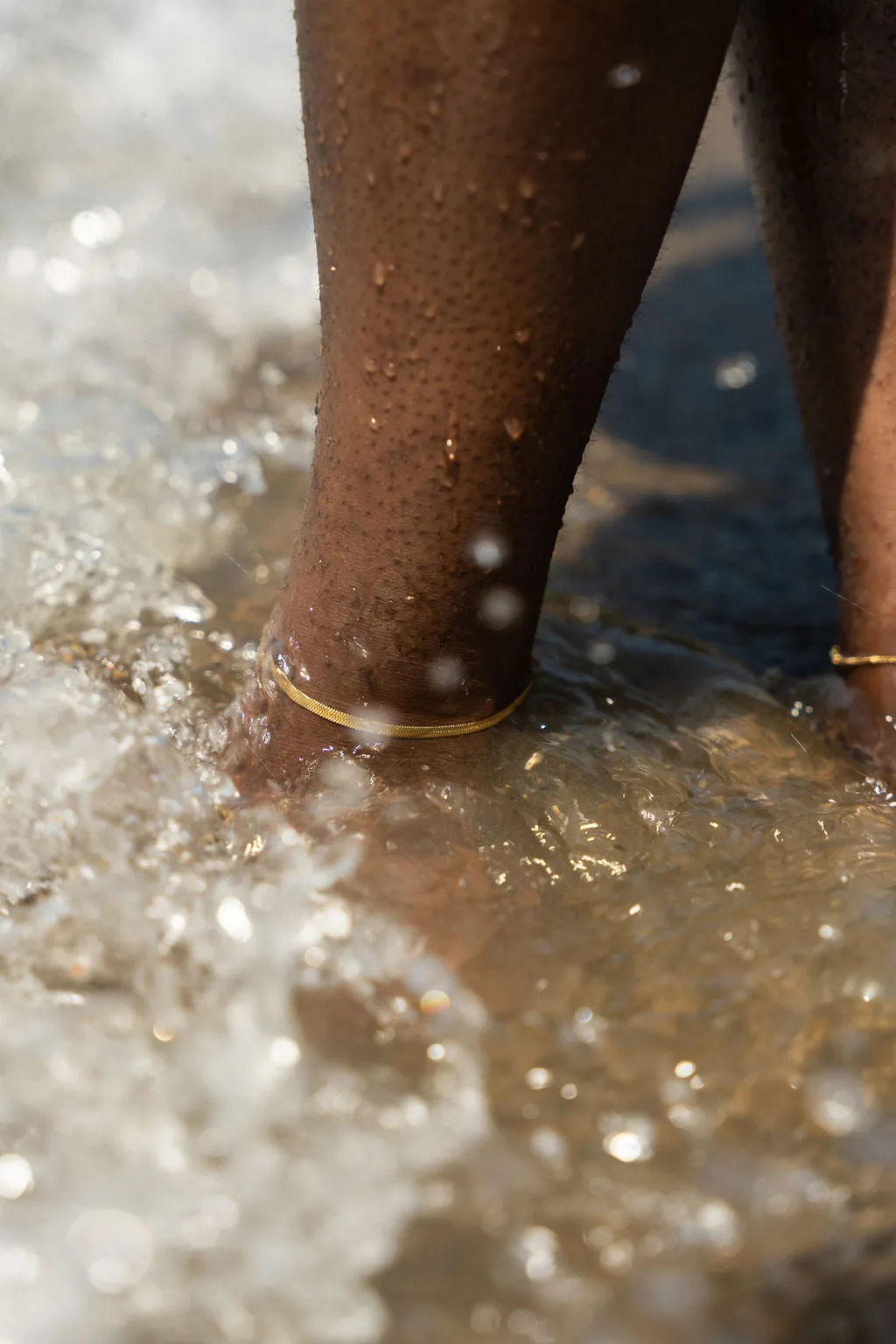 "The Steph" Herringbone Anklet