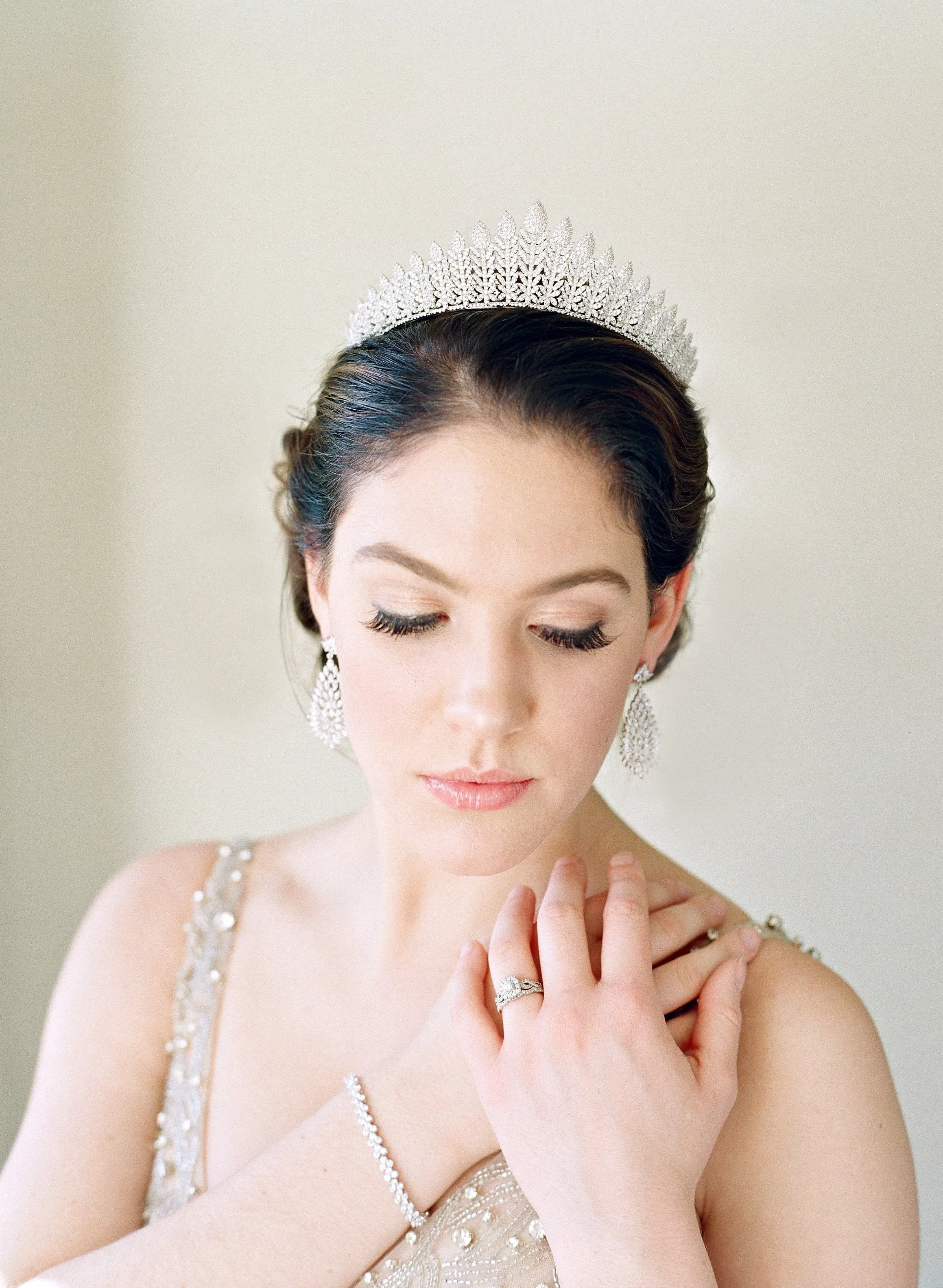 RIONA Cubic Zirconia Bridal Tiara