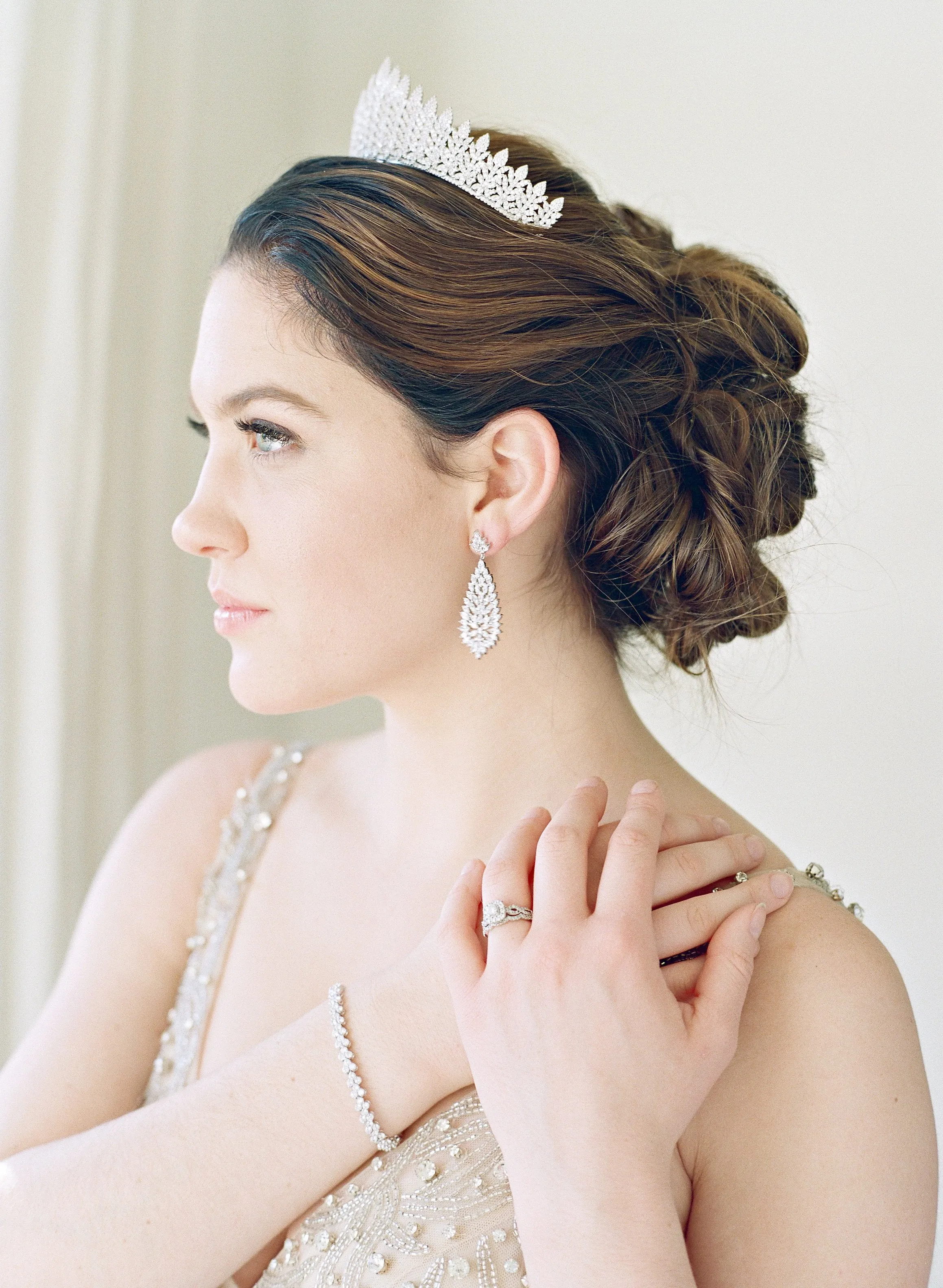 RIONA Cubic Zirconia Bridal Tiara