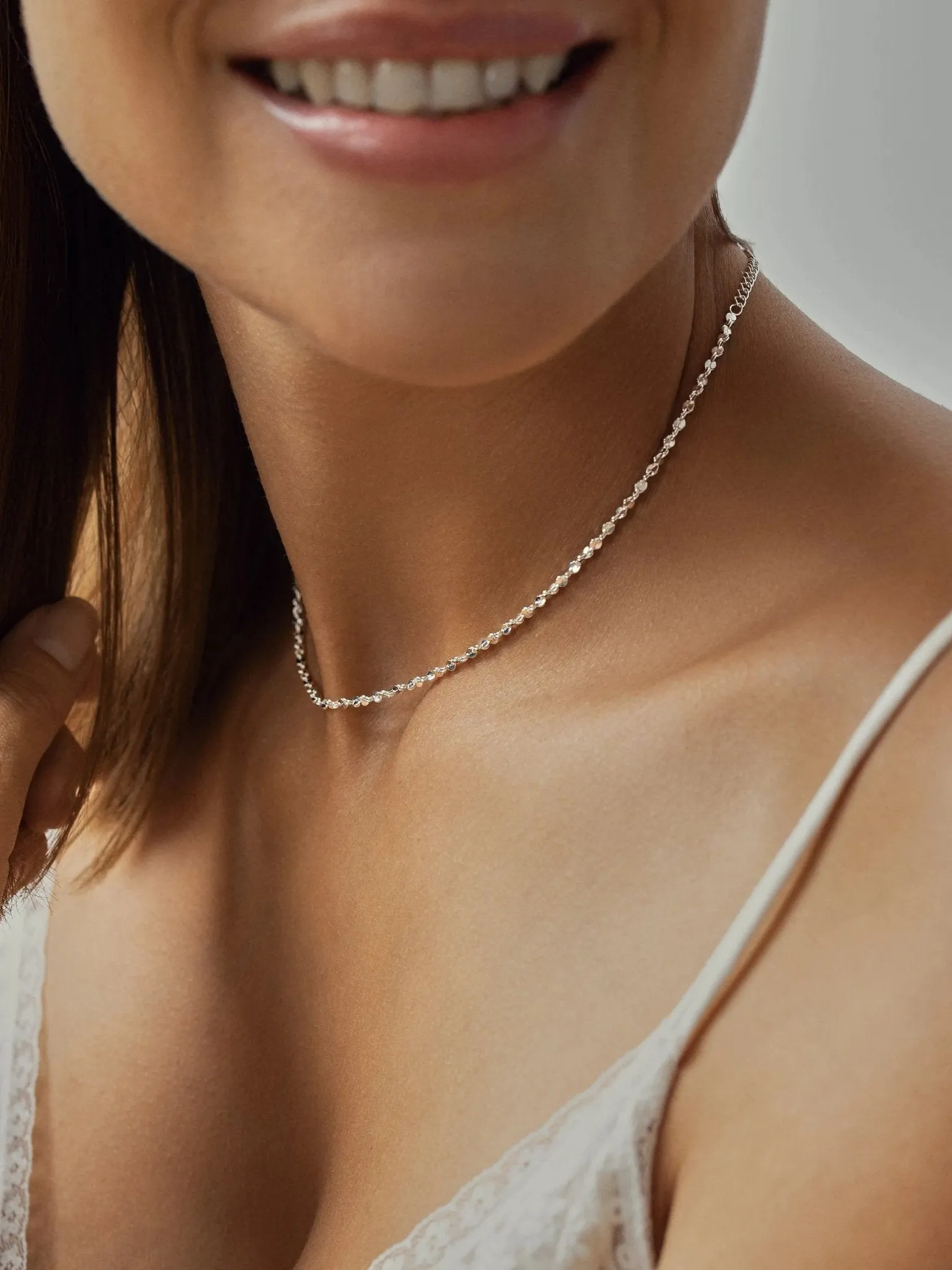 Silver Choker Necklace