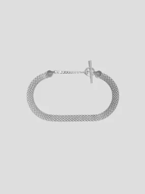 Sterling Silver Chainmail Anklet