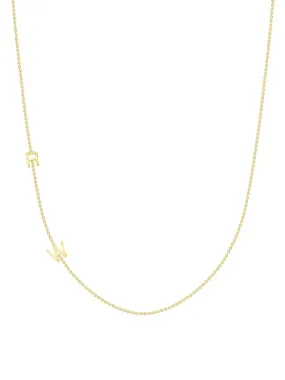 The Initial Necklace 14K - 2 Letters