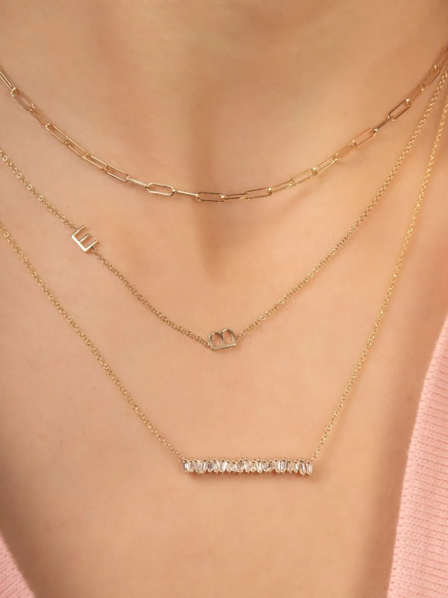 The Initial Necklace 14K - 2 Letters