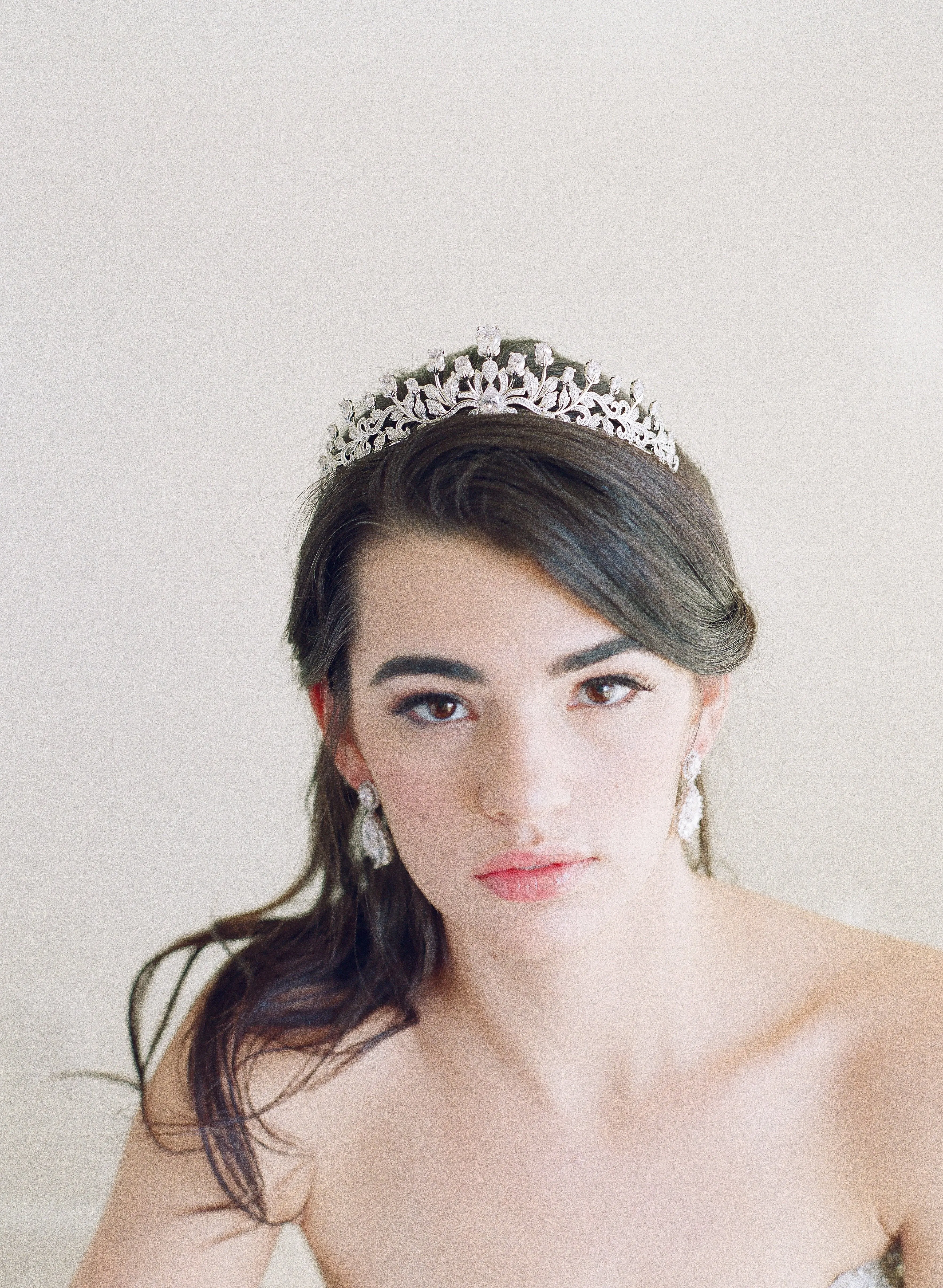 URSULA Bridal Tiara and Wedding Earrings